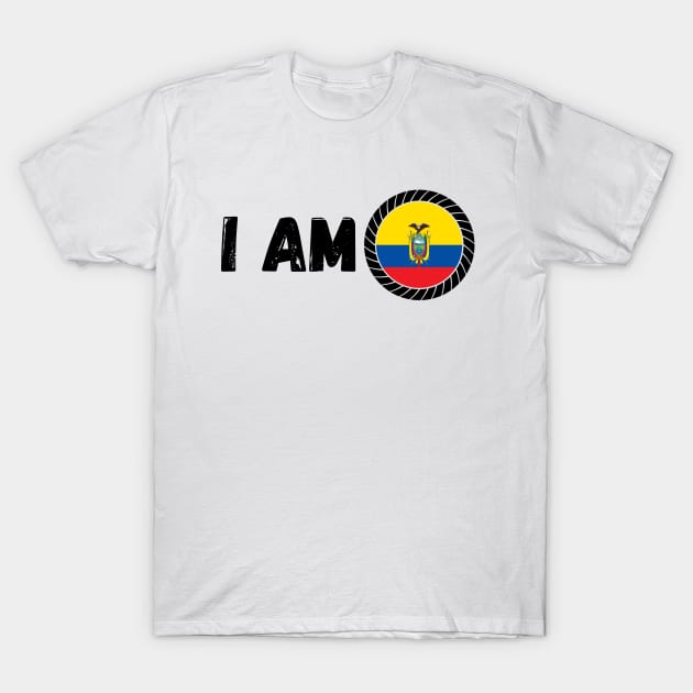 Ecuadorian Heritage Ecuador Roots Family DNA Flag Design T-Shirt by OriginalGiftsIdeas